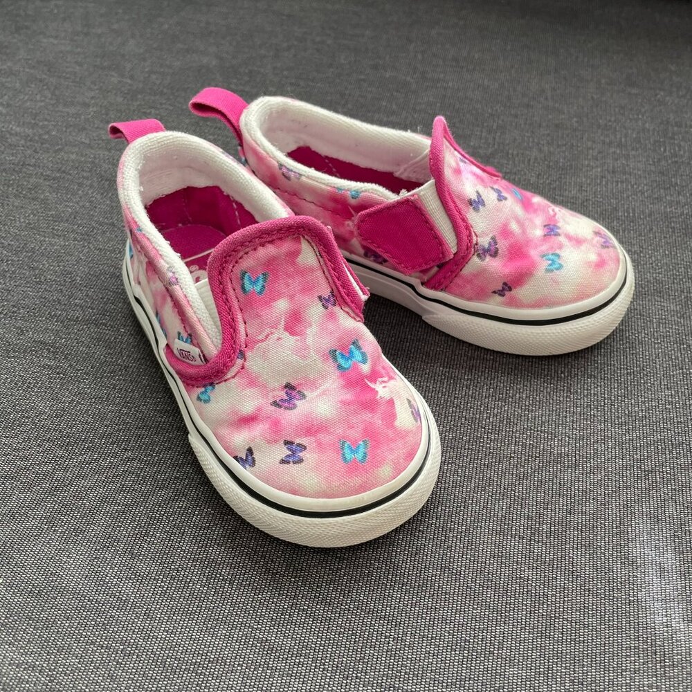 Vans slip on Butterfly - size 5.5 Toddler
